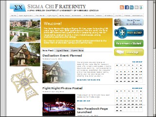 Web site www.alphaepsilonsig.com, Sigma Chi