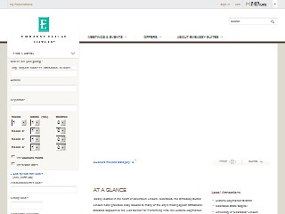 Web site www.embassysuiteslincoln.com, Embassy Suites Hotel