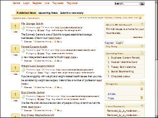 Web site www.fmhallhouse.com, F M Hall House