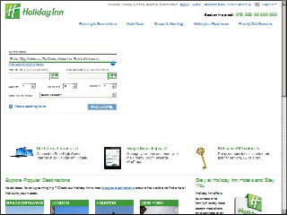 Web site www.holidayinn.com, Holiday Inn Express Lncln I-80