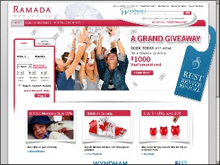 Web site www.ramada.com, Ramada Inn Limited