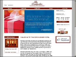 Web site www.thecornhusker.com, Cornhusker Hotel