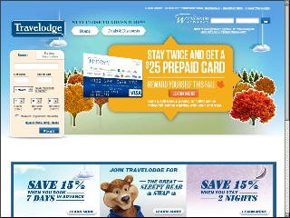 Web site www.travelodge.com, Travelodge