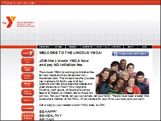 Web site www.ymcalincoln.org, YMCA